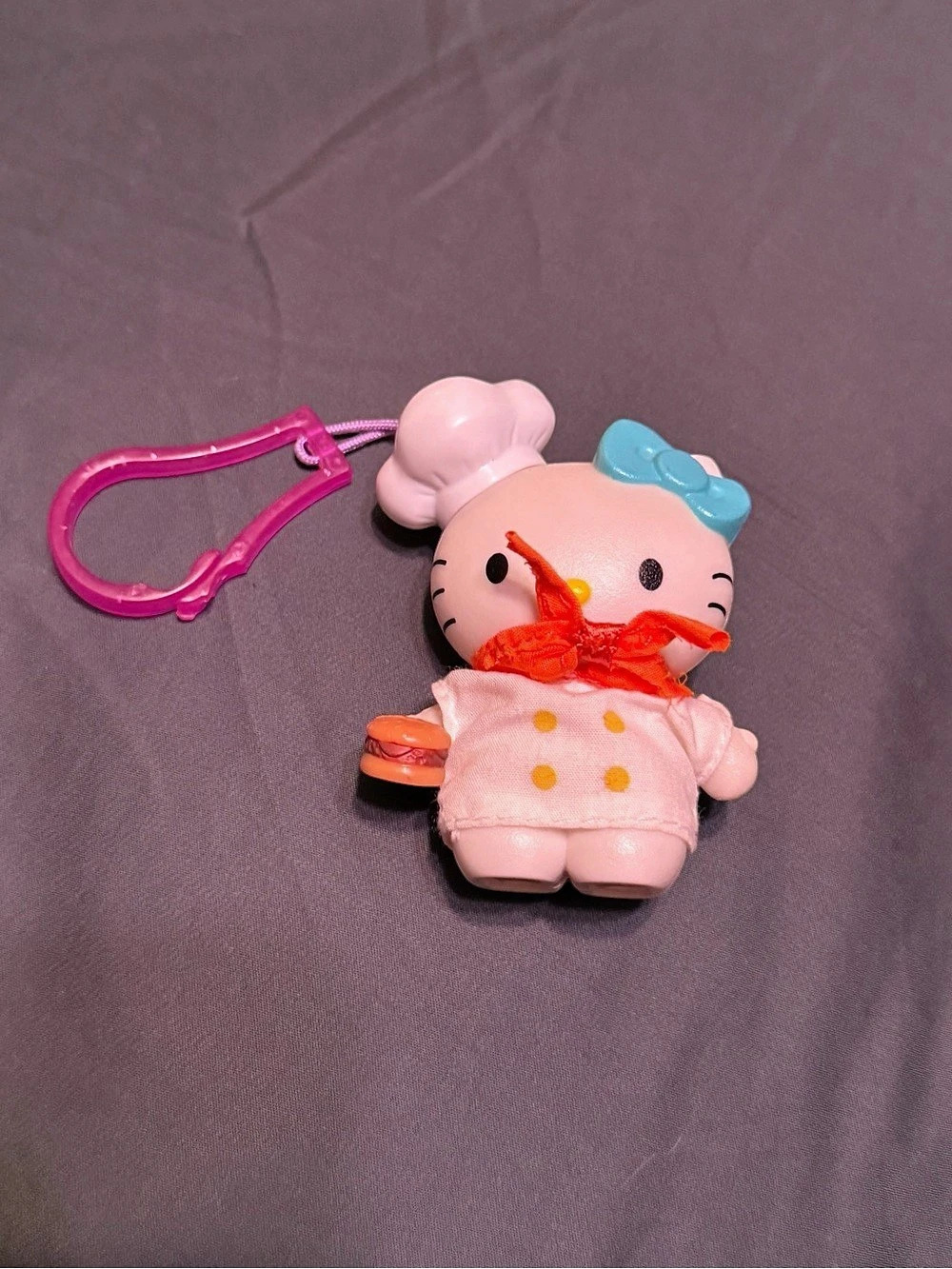 Sanrio Hello Kitty Pink Character Plush Keychain